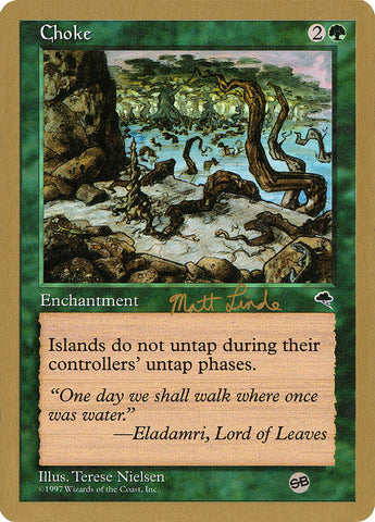Choke (Matt Linde) (SB) [World Championship Decks 1999] Magic: The Gathering