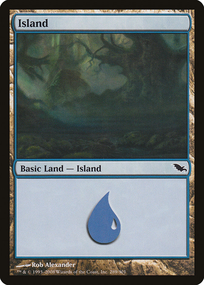 Island (289) [Shadowmoor] Magic: The Gathering
