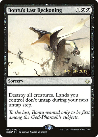 Bontu's Last Reckoning [Hour of Devastation Prerelease Promos] Magic: The Gathering