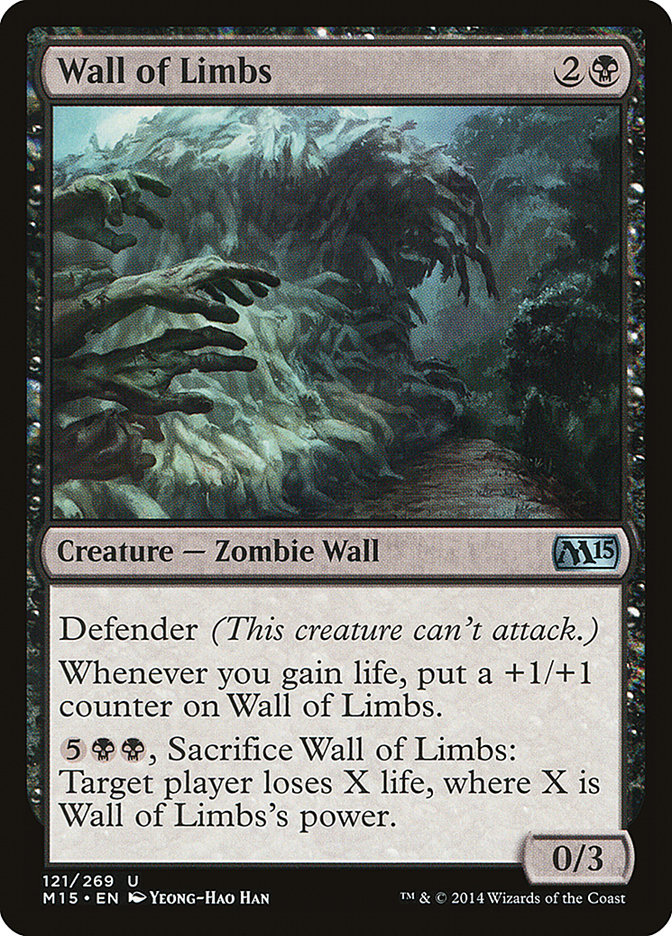 Wall of Limbs [Magic 2015] Magic: The Gathering