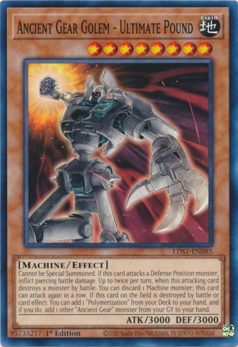 Ancient Gear Golem - Ultimate Pound [LDS1-EN085] Common Yu-Gi-Oh!