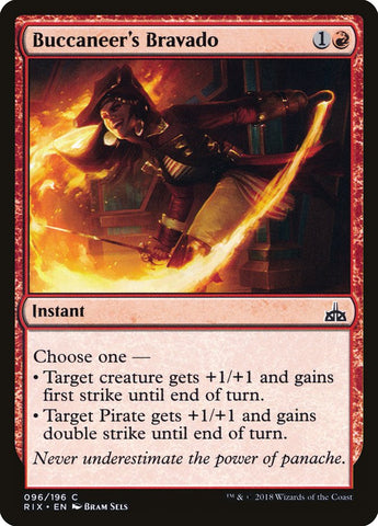 Buccaneer's Bravado [Rivals of Ixalan] Magic: The Gathering