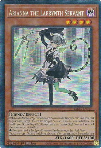 Arianna the Labrynth Servant [TAMA-EN017] Collector's Rare Yu-Gi-Oh!