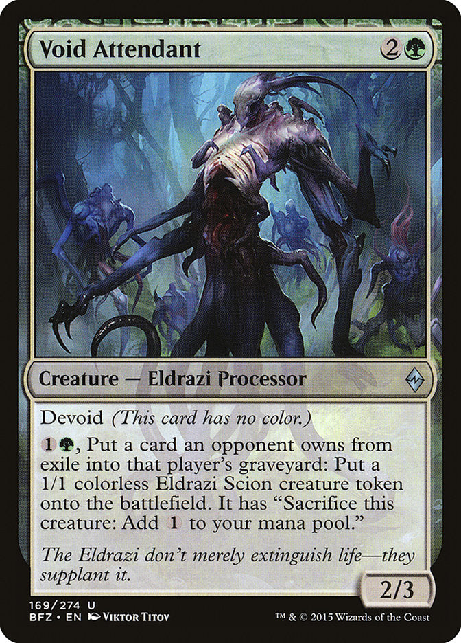 Void Attendant [Battle for Zendikar] Magic: The Gathering