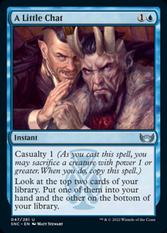 A Little Chat [Streets of New Capenna] Magic: The Gathering