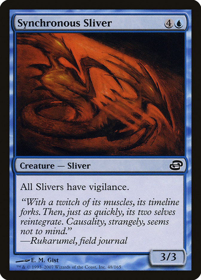 Synchronous Sliver [Planar Chaos] Magic: The Gathering