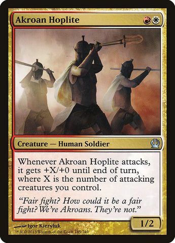 Akroan Hoplite [Theros] Magic: The Gathering