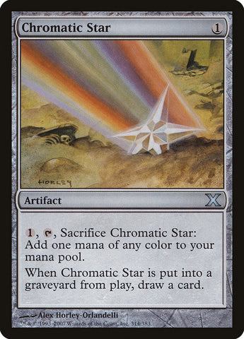 Chromatic Star [Tenth Edition] Magic: The Gathering