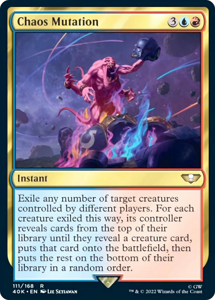 Chaos Mutation (Surge Foil) [Warhammer 40,000] Magic: The Gathering