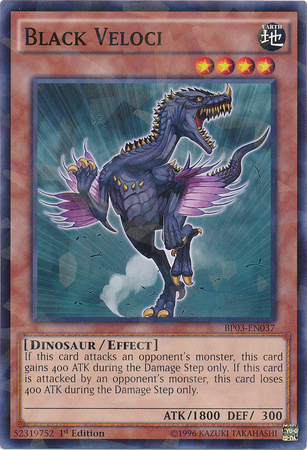 Black Veloci [BP03-EN037] Shatterfoil Rare Yu-Gi-Oh!