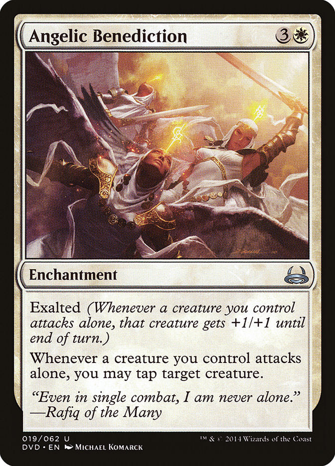 Angelic Benediction (Divine vs. Demonic) [Duel Decks Anthology] Magic: The Gathering