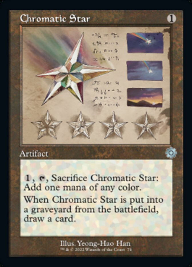 Chromatic Star (Retro Schematic) [The Brothers' War Retro Artifacts] Magic: The Gathering