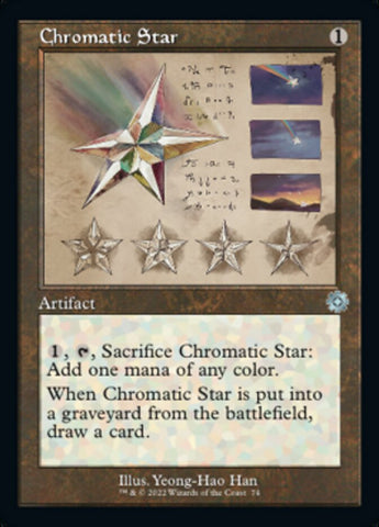 Chromatic Star (Retro Schematic) [The Brothers' War Retro Artifacts] Magic: The Gathering