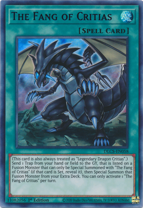 The Fang of Critias (Purple) [DLCS-EN058] Ultra Rare Yu-Gi-Oh!