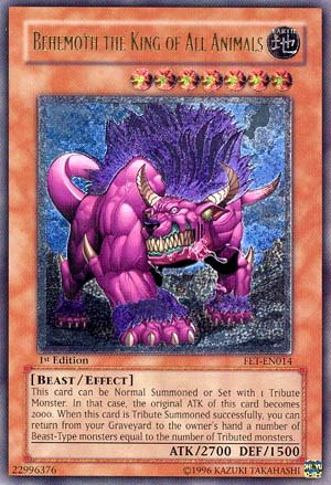 Behemoth the King of All Animals [FET-EN014] Ultimate Rare Yu-Gi-Oh!