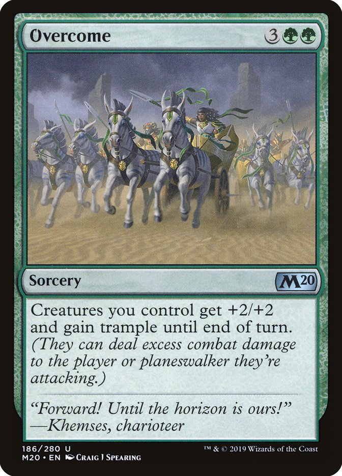 Overcome [Core Set 2020] Magic: The Gathering
