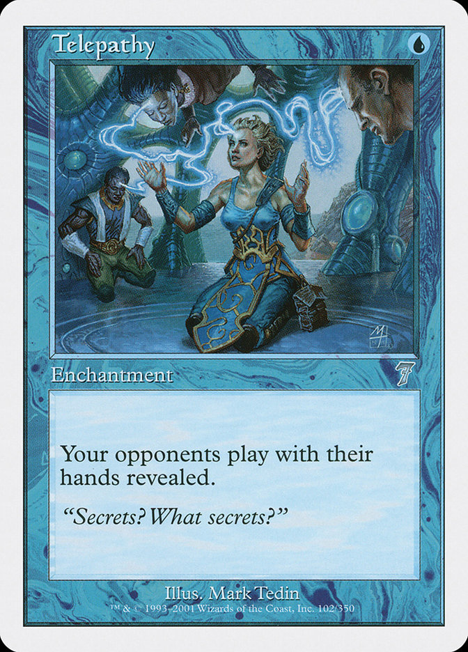 Telepathy [Seventh Edition] Magic: The Gathering