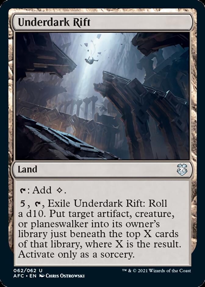 Underdark Rift [Dungeons & Dragons: Adventures in the Forgotten Realms Commander] Magic: The Gathering