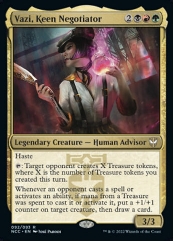 Vazi, Keen Negotiator [Streets of New Capenna Commander] Magic: The Gathering