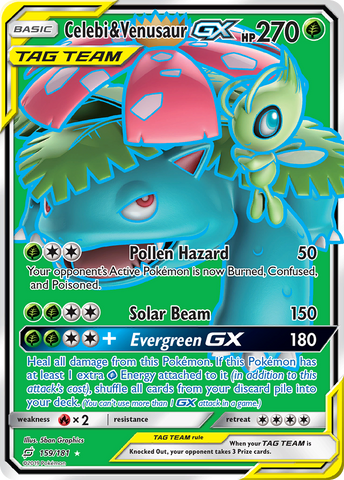 Celebi & Venusaur GX (159/181) [Sun & Moon: Team Up] Pokémon
