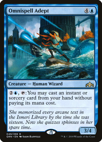 Omnispell Adept [Guilds of Ravnica] Magic: The Gathering