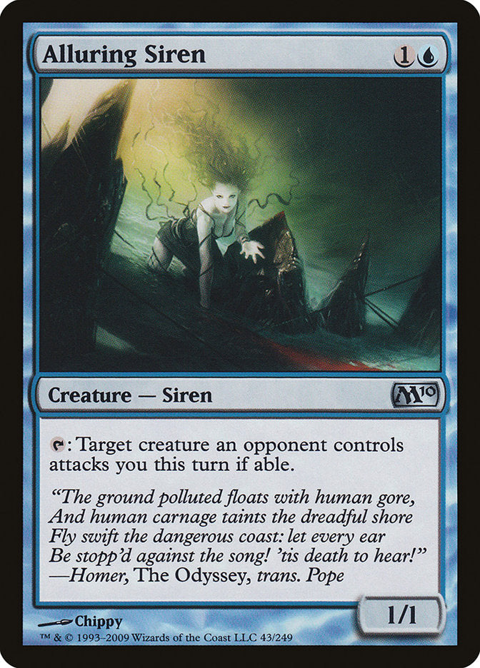 Alluring Siren [Magic 2010] Magic: The Gathering