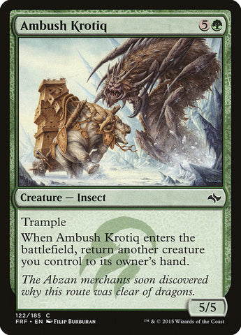 Ambush Krotiq [Fate Reforged] Magic: The Gathering