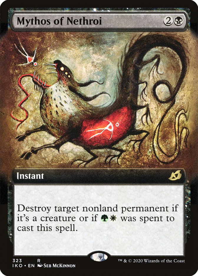 Mythos of Nethroi (Extended Art) [Ikoria: Lair of Behemoths] Magic: The Gathering