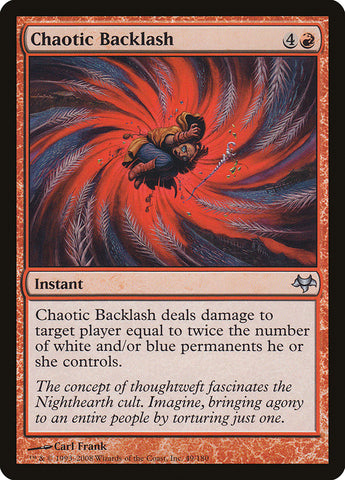 Chaotic Backlash [Eventide] Magic: The Gathering