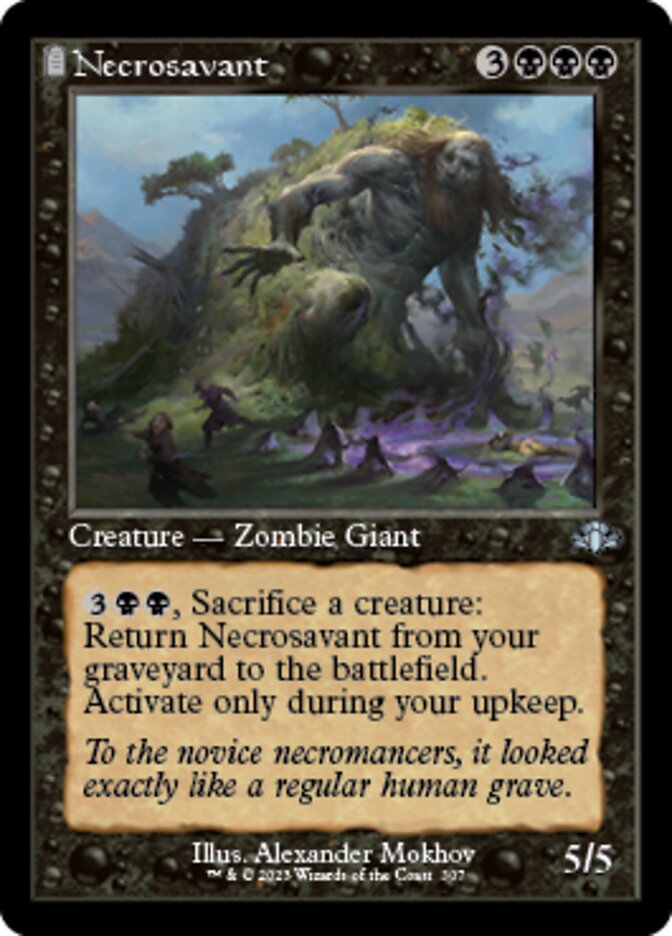 Necrosavant (Retro) [Dominaria Remastered] Magic: The Gathering