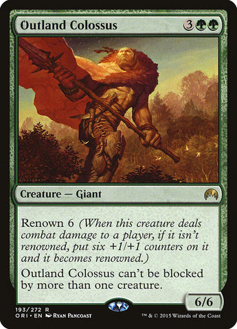Outland Colossus [Magic Origins] Magic: The Gathering