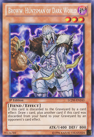 Broww, Huntsman of Dark World [LCJW-EN243] Secret Rare Yu-Gi-Oh!