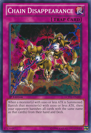 Chain Disappearance [LCYW-EN289] Common Yu-Gi-Oh!
