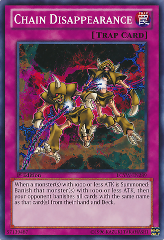 Chain Disappearance [LCYW-EN289] Common Yu-Gi-Oh!