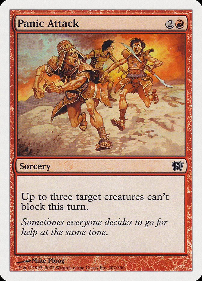 Panic Attack [Ninth Edition] Magic: The Gathering