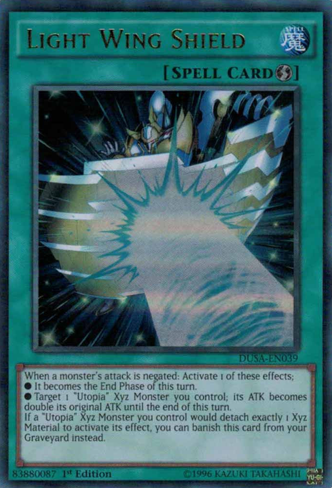 Light Wing Shield [DUSA-EN039] Ultra Rare Yu-Gi-Oh!