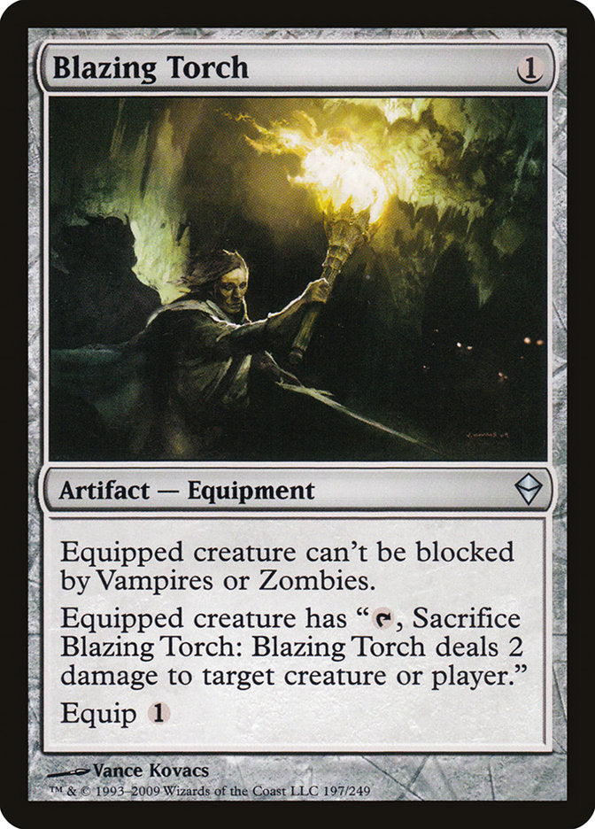 Blazing Torch [Zendikar] Magic: The Gathering