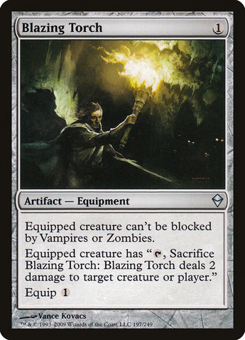 Blazing Torch [Zendikar] Magic: The Gathering
