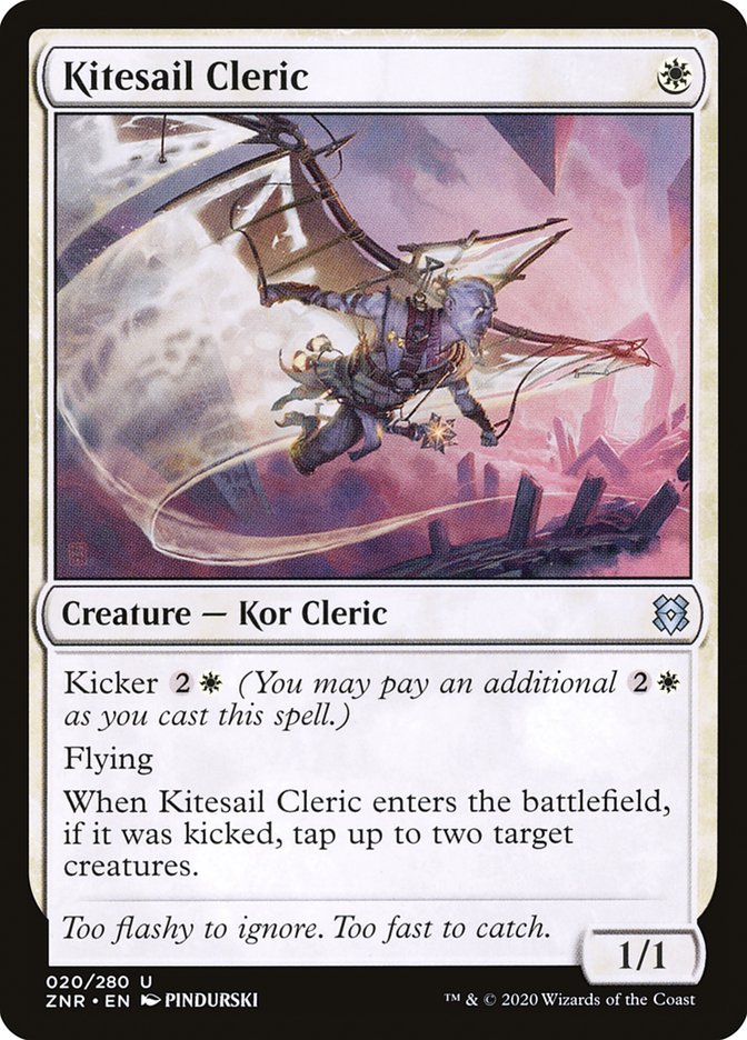 Kitesail Cleric [Zendikar Rising] Magic: The Gathering