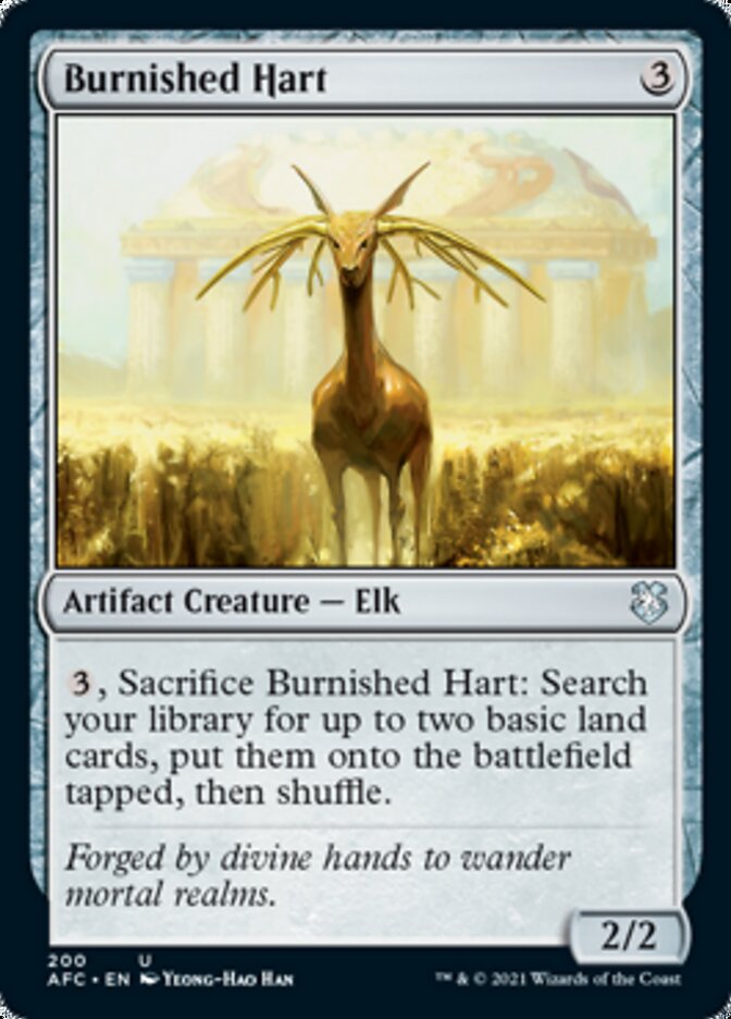 Burnished Hart [Dungeons & Dragons: Adventures in the Forgotten Realms Commander] Magic: The Gathering