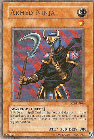 Armed Ninja [LOB-EN106] Rare Yu-Gi-Oh!