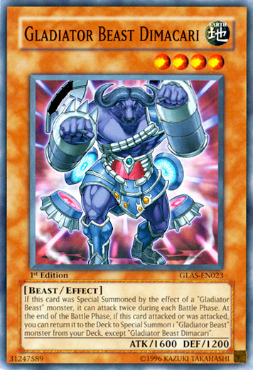 Gladiator Beast Dimacari [GLAS-EN023] Common Yu-Gi-Oh!