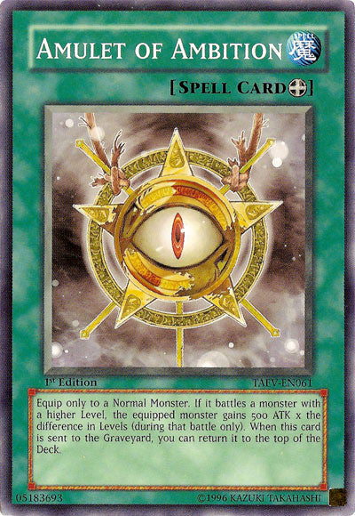 Amulet of Ambition [TAEV-EN061] Common Yu-Gi-Oh!