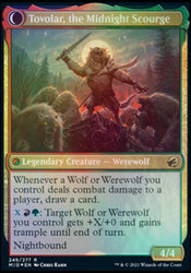 Tovolar, Dire Overlord // Tovolar, the Midnight Scourge [Innistrad: Midnight Hunt Prerelease Promos] Magic: The Gathering