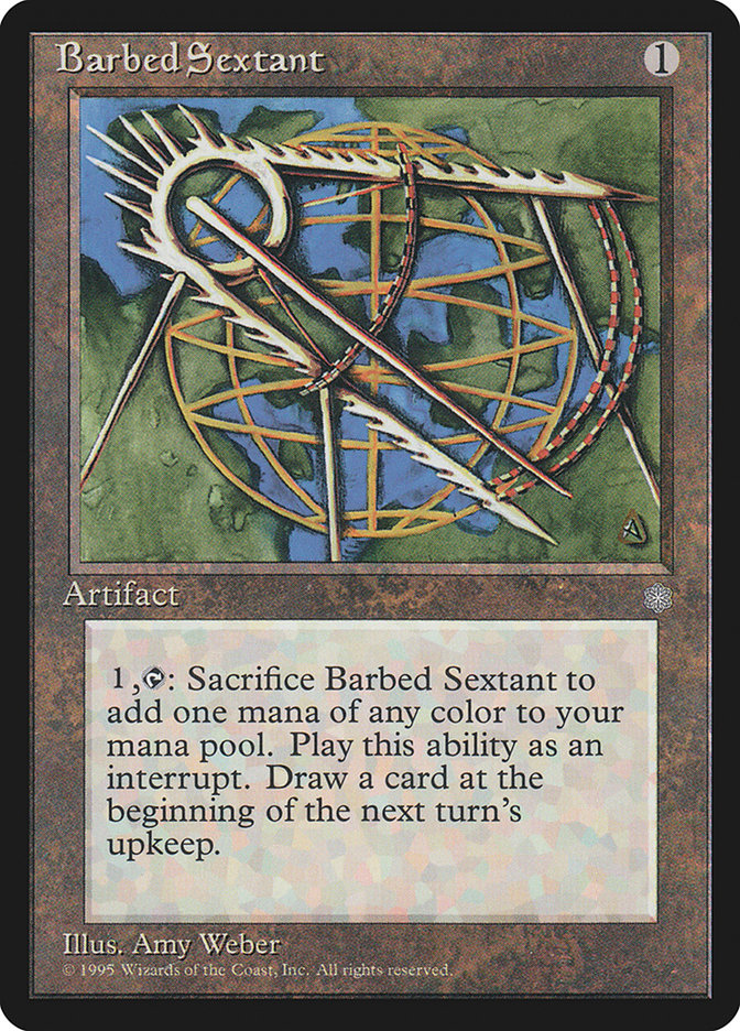 Barbed Sextant [Ice Age] Magic: The Gathering