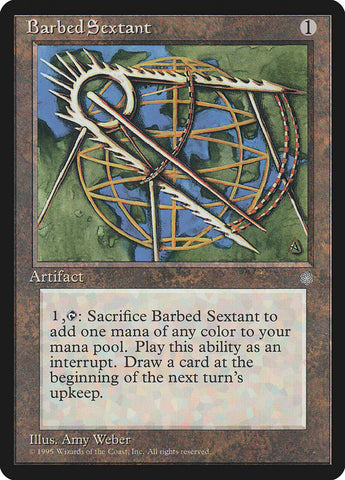 Barbed Sextant [Ice Age] Magic: The Gathering
