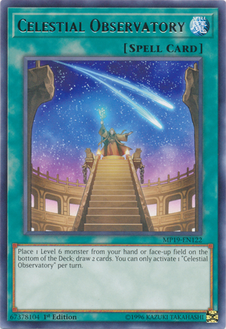 Celestial Observatory [MP19-EN122] Rare Yu-Gi-Oh!