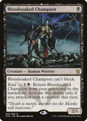 Bloodsoaked Champion [Khans of Tarkir] Magic: The Gathering