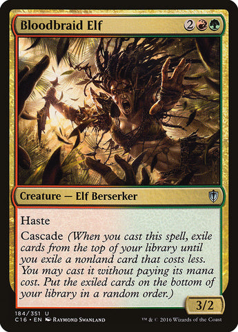 Bloodbraid Elf [Commander 2016] Magic: The Gathering