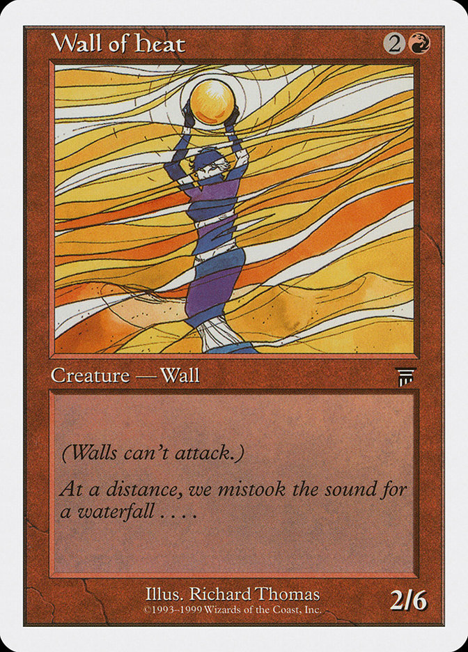 Wall of Heat [Battle Royale] Magic: The Gathering